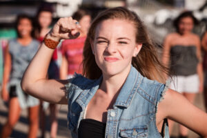 women protesting against Supreme Court